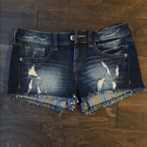 Denim shorts
